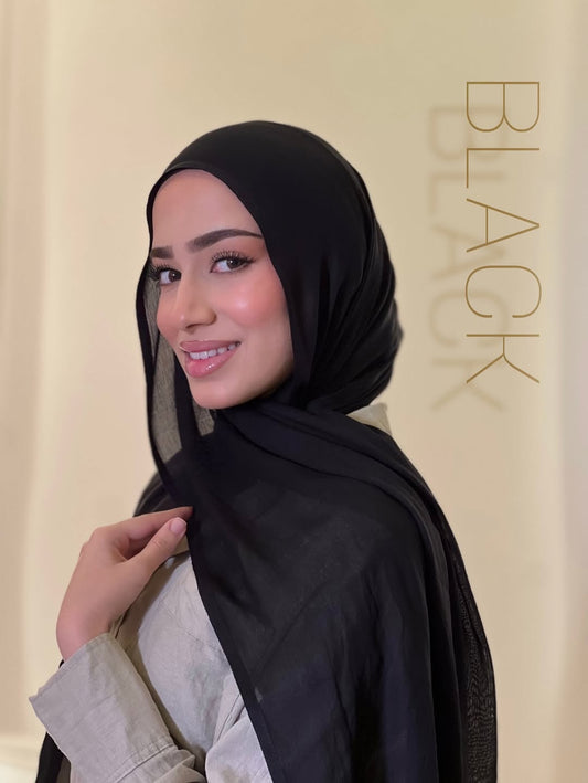 Black Modal Hijab