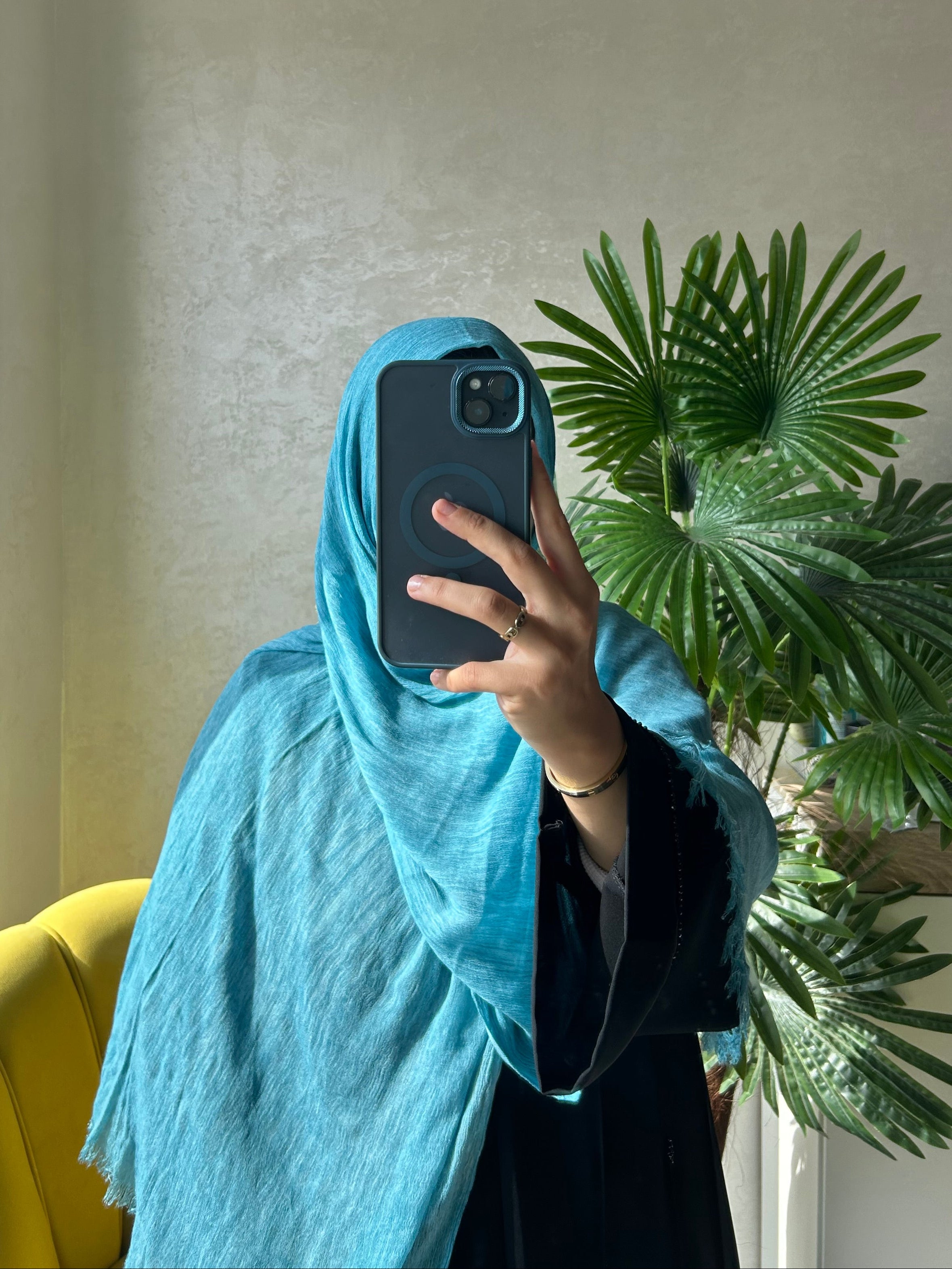 LE CHALE THAILANDY BLEU AQUA